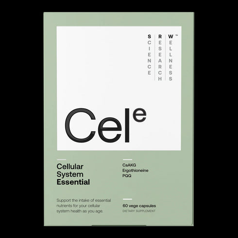 Image of CelE box. Green with a white label.
